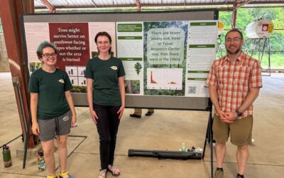 Undergraduate & high school students present at the Tyson Summer Research Symposium